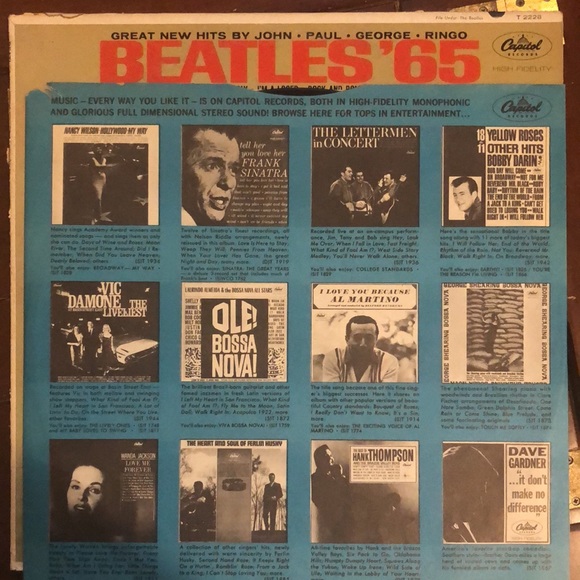 The Beatles '65 Vinyl Lp '64 - Picture 7 of 7
